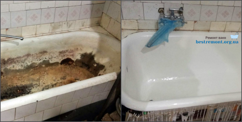 Реставрация ванн Днепр